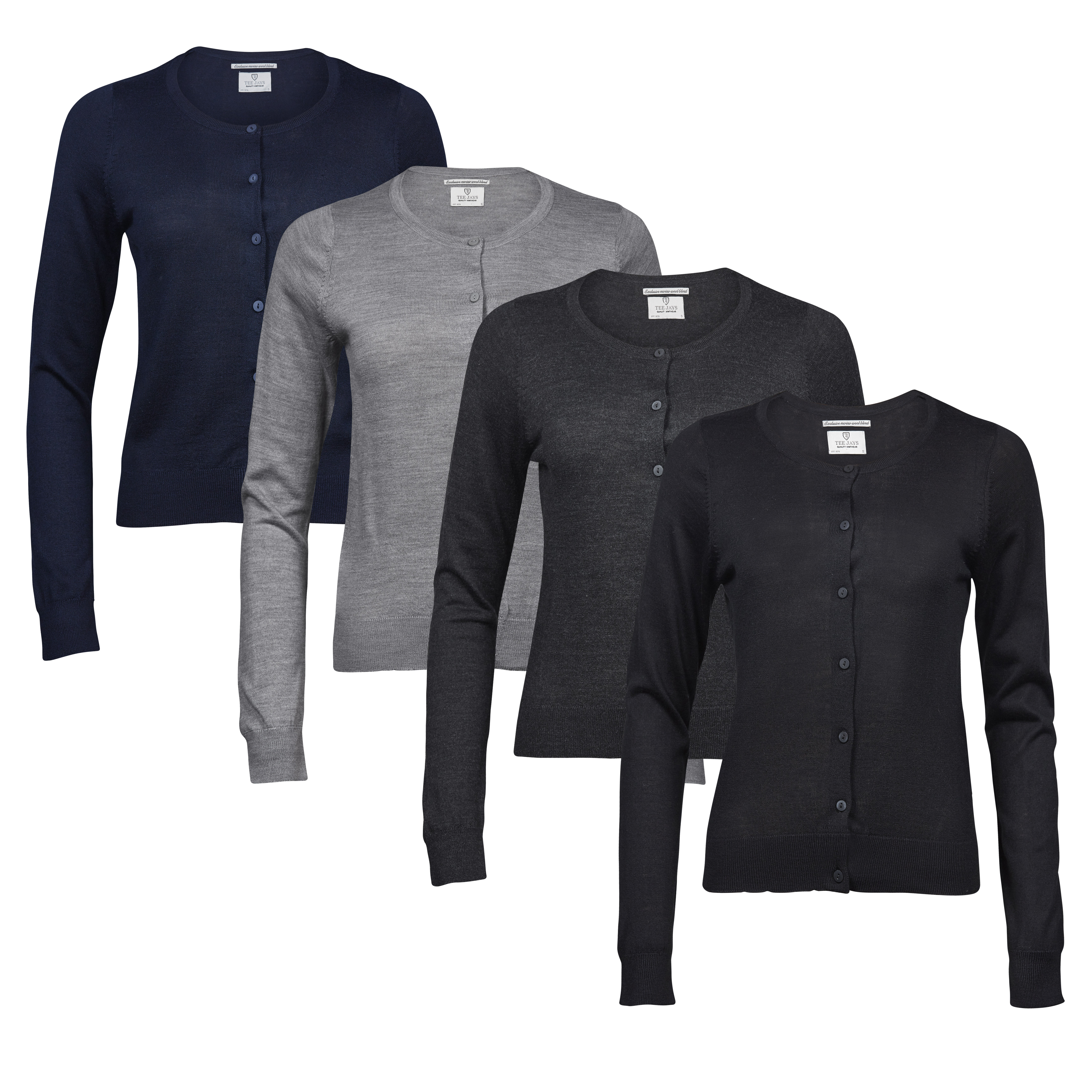 TeeJays Women cardigan Klassisk damcardigan | Mickson TeeJays Women cardigan Klassisk damcardigan | Mickson
