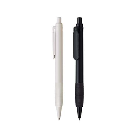 svart och vit penna