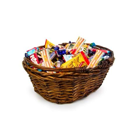 Påskkorg med inslaget godis 2500 g