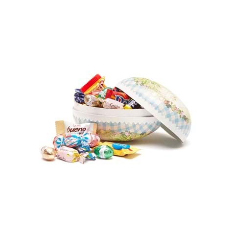 Påskägg med godis, klassiskt - 15 cm