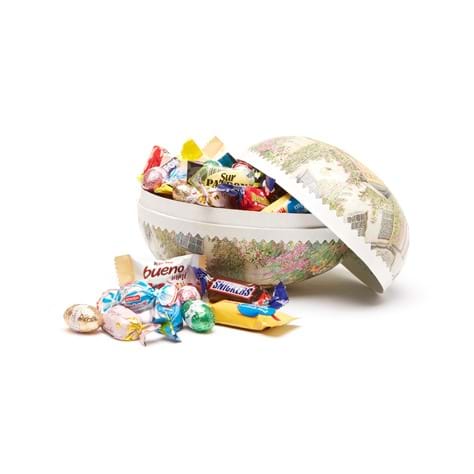 Påskägg med godis, klassiskt - 18 cm