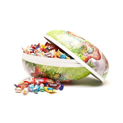 Påskägg med godis klassiskt - 35 cm