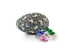 Produktbild Metallägg med chokladkulor, Bunnies