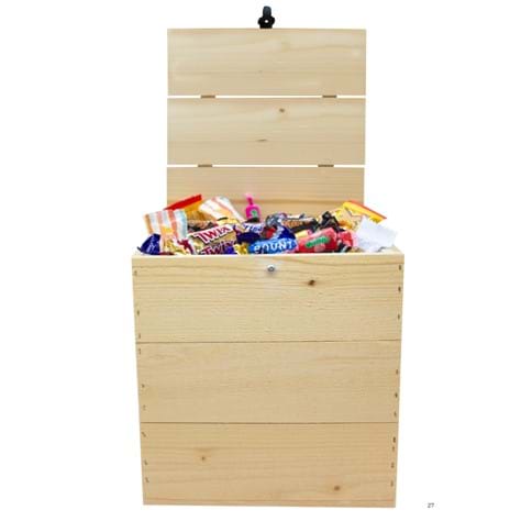 Trälåda med påskgodis – Stor, 2500g