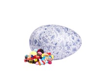 Produktbild Plåtägg med godis, 15 cm Vintage