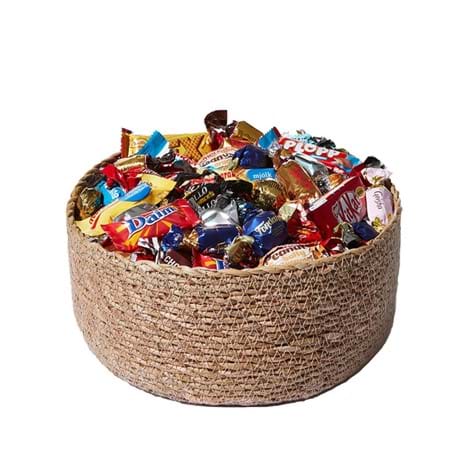 Påskkorg mellan med godis