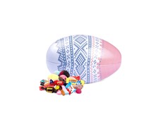 Produktbild Plåtägg med godis, 18 cm Marius