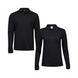 TeeJays Stretch long sleeve polo